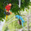 Weatherproof Resin Parakeet Tree Ornament 1 piece 6