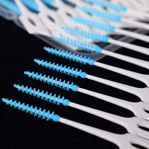 Silicone Double-Sided Interdental Brushes 80 Pieces 2