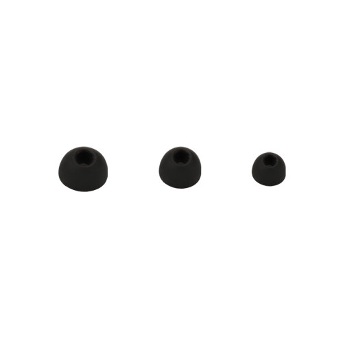 Black Silicone Replacement Ear Tips for Anker Soundcore R50i/P20i Bluetooth Earbuds - 6 Pack 2