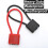 Steel Rope Padlock with Long Shackle 2-Pack 4