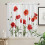 Red Corn Poppy Flower Curtains 2-Pack 4