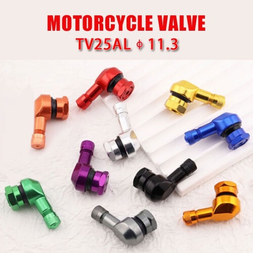 Motorcycle Rim Valve Elbow 90 Degree 1 Piece 2