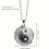 Double-Sided Gem Necklace Moon Pendant Vintage Sweater 3