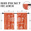 Orange and White Kitchen Curtains Modern Short Tier Set of 2 4