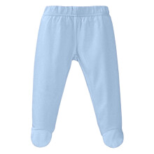 Baby Cotton Footed Pants with Elastic Waist for 0-24 Months