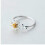 925 Silver Plated Daisy Flower Ring for Women 1
