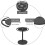 Sunglasses Organizer Stand Acrylic 360 Rotating with 5