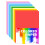 A4 Construction Paper Assorted Colors 100 Sheets Heavyweight 1