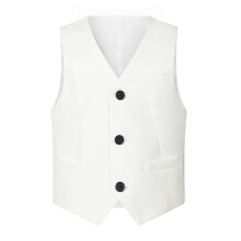 Boys' Formal Suit Vest Tailored Fit 4-Button