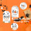 Halloween Gift Tags Kraft Paper 50 pcs 3