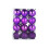 Christmas Ball Ornaments Purple 48PCS 3