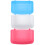 LEORX Bird Cage Water Bowl Plastic White 3 Pcs 5