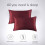 Blizzy Silk Pillowcase Satin Envelope Closure 2 Pack 6