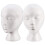 Mannequin Head Foam Wig Holder PE Foam Sturdy 8