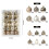 Silver Shatterproof Christmas Tree Ornaments 48PCS 2
