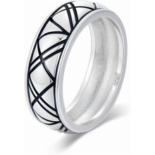 Men's 925 Sterling Silver Wedding Ring Size 8-13