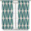 Mid-Century Curtains Atomic Starburst Pattern 2-Panel Set 2