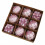 Julkulsdekorationer8 cm9-delars set 4