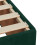 VidaXL vidaXL Boxspringbett mit Matratze Dunkelgrün 90x200 cm Samt 11