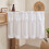 Ruffled Half Curtain White Lightweight Fabric 17.72x39.4 in 4