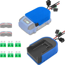 Power Wheel Adapter for Kobalt 24V Battery with 30A Fuse