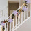 Purple Artificial Poinsettia Ornaments 12 Pack 4