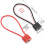 Steel Rope Padlock with Long Shackle 2 pcs 2