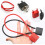 Steel Rope Padlock with Long Shackle 2 pcs 3