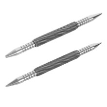 HOMEMAXS Nail Center Punch Carbon Steel 2pcs