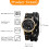 Women's Analog Quartz Watch with Leather Strap and Round 4