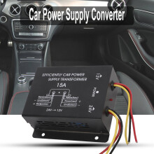 Car Power Supply Converter 24V to 12V Voltage Reducer 30A