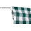 WOSIBO Buffalo Check Cotton Valances Green White 2-Pack 5