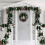 Christmas Bows for Tree Wreath 4-Pack White Green Brown 5