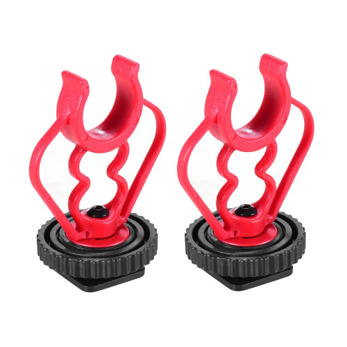 Universal Microphone Shock Mount Cold Shoe Adapter ABS