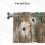 Rustic Daisy Window Valance Vintage White 54x18 Inch 1 Panel 3