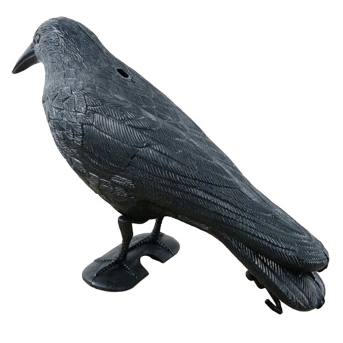 Plastic Crow Decoy for Garden Pest Control