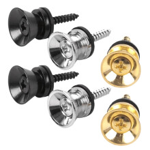 Metalen bevestigingsclips voor gitaarbanden (6 stuks)