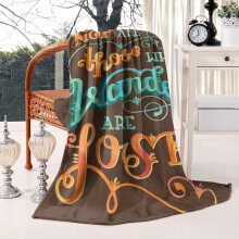 Flanellen plaid, zacht, warm, lichtgewicht, 50x60 inch