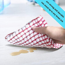 Torchon de cuisine en coton absorbant, 40 x 63 cm, pour le nettoyage.