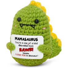 Handgehäkelte Schildkröte und Sonnenblume – Geschenk für Mama (1 Stück)