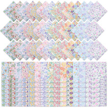 Stoffen vierkantjes voor quilten, 5x5 inch, 126 stuks, 100% katoen