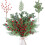 Artificial Red Berry Pine Branches with Cones 30 Pcs 1