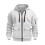 Men's Winter Coat Waterproof Lined Hooded Jacket White 4