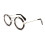 Unisex Vintage Round Acetate Eyeglasses Frames 3