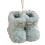 DAMAI Christmas Tree Plush Boot Ornaments Set Light Blue 2