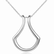 Ringhalter-Halskette Silber für Damen, 1 Stück