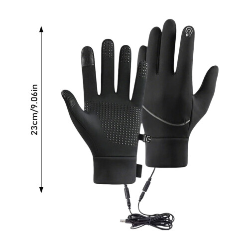 Heated Touchscreen Mittens USB Rechargeable 1