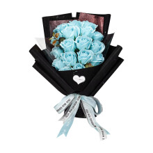 Bouquet de roses rouges préservées, naturelles et longue durée (1 pièce)