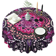 Nappe ronde Ă motif cachemire 152 cm