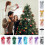 Christmas Balls Ornaments Set Yellow Plastic 30 pcs 5